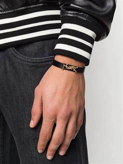 ysl men braclet|farfetch saint laurent bracelet.